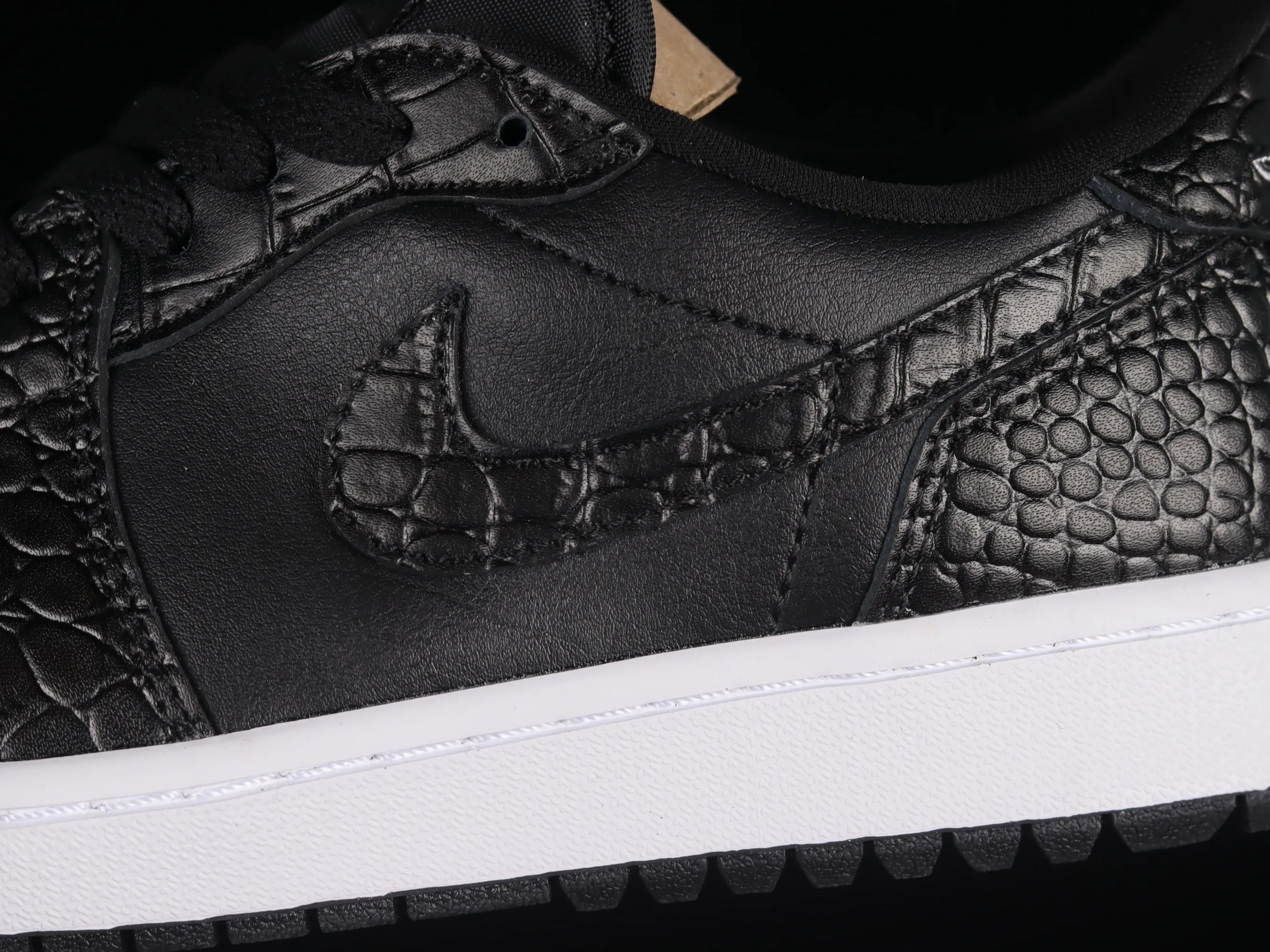 All categories Air Jordan Jordan series basketball shoes Air Jordan 1 Low Air Jordan 1 Low Golf "Black Snake Pattern" AJ1 Joe 1 new golf version black snake pattern DD9315-003